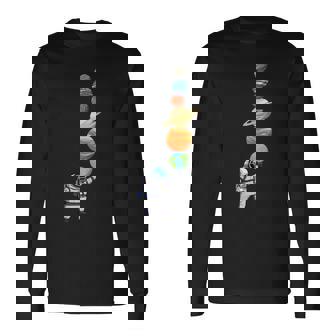 宇宙飛行士 プラネット アイスクリーム 宇宙服 長袖Tシャツ - Kawaiitshirt