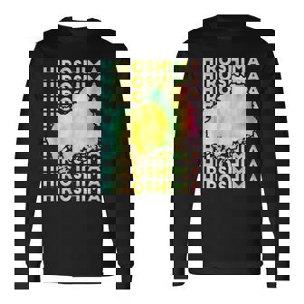 広島 面白tシャツ 広島県 面白いtシャツ 文字入り メンズ おもしろ 面白い 服 オリジナル おもしろグッズ ネタ 長袖Tシャツ - Kawaiitshirt