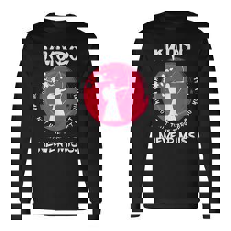 弓道は絶対にお見逃しません おもしろジャパンアーチェリー 弓道アイデア 長袖Tシャツ - Kawaiitshirt