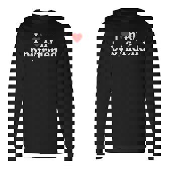 彼氏を愛してる I Love My Boyfriend 長袖Tシャツ - Kawaiitshirt