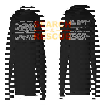 捜索救助 緊急対応捜索チームar ユニフォーム 長袖Tシャツ - Kawaiitshirt