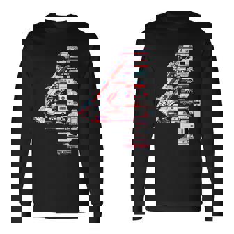 救急車 テーマ 4歳の誕生日 キッズ 男の子 4歳 長袖Tシャツ - Kawaiitshirt