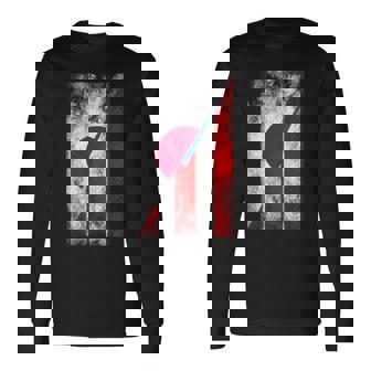 日本&プエルトリコの旗 日本のプエルトリコ。 長袖Tシャツ - Kawaiitshirt