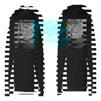 星月夜 ゴッホ 長袖tシャツ 長袖Tシャツ - Kawaiitshirt