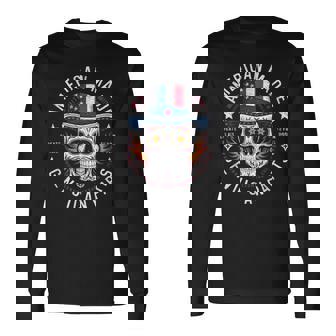 本物のメキシカンパーツを使用したアメリカ製スカル。 長袖Tシャツ - Kawaiitshirt