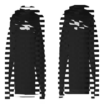 横向きライトニングボルト 長袖Tシャツ - Kawaiitshirt