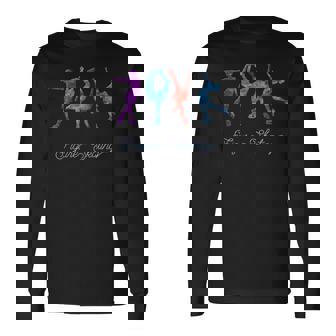 水彩 フィギュアスケート スパイラル レイバック ビールマン 長袖Tシャツ - Kawaiitshirt