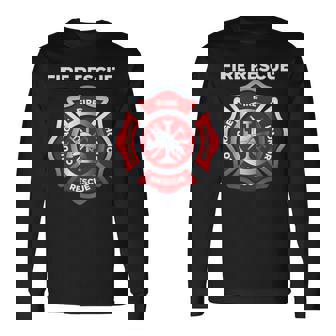 消防士 Ems 消防救助 長袖Tシャツ - Kawaiitshirt