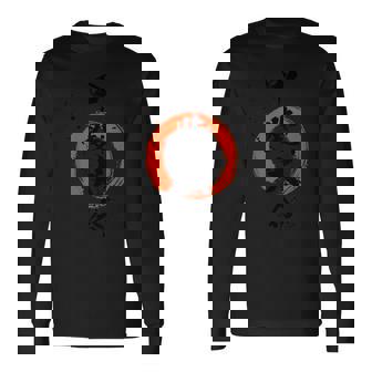 甲斐犬命 筆文字 和風 長袖Tシャツ - Kawaiitshirt