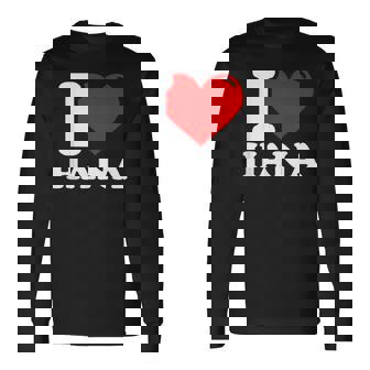 私はハナという名前が大好きです 長袖Tシャツ - Kawaiitshirt