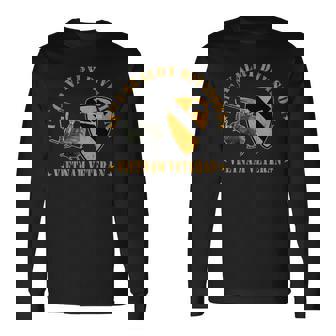 第1空騎兵師団 ベトナム 退役軍人 Uh1 ガンシップパパ 長袖tシャツ 長袖Tシャツ - Kawaiitshirt