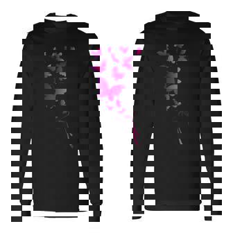 蝶の美しさをお楽しみください。グラフィッククールなデザイン。 長袖Tシャツ - Kawaiitshirt