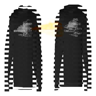 貨物列車 長袖Tシャツ - Kawaiitshirt