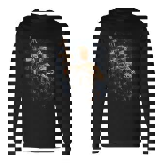 軍兵 トランプ Ready To Kickome Democrats Usa 長袖Tシャツ - Kawaiitshirt