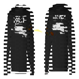 週休七日 猫 ジョーク かわいい 動物好き ギャグ好き ジョーク好き ギャグ おもしろ ネタ 長袖tシャツ 長袖Tシャツ - Kawaiitshirt