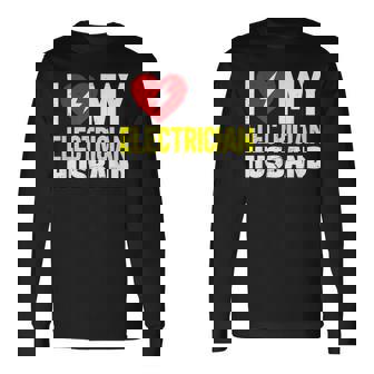 電気技師の夫が大好き 長袖Tシャツ - Kawaiitshirt