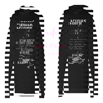 電気技師の妻シャツ 電気技師tシャツ ラインマンギフト 長袖Tシャツ - Kawaiitshirt