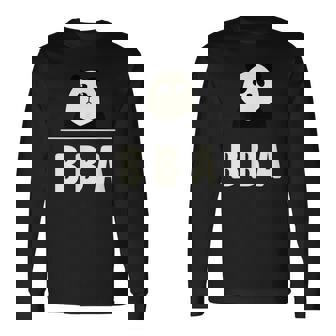 面白い 「Bba」おもしろギャグ-ジョーク 漢字 ばばあ 文字入り 長袖Tシャツ - Kawaiitshirt