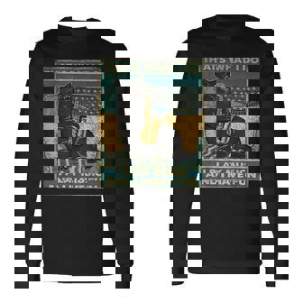 面白い レトロ 猫 演奏 サックス ヴィンテージ 音楽 長袖Tシャツ - Kawaiitshirt