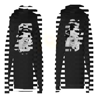 面白いtシャツ 犬 ポメラニアン イヌ わんこ メンズ 犬好き グッズ かわいい おもしろ 面白い 服 ネタ 長袖Tシャツ - Kawaiitshirt