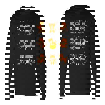 面白いtシャツ 猫 ネコ 筋トレ ジム おもしろグッズ かわいい おもしろtシャツ 面白い 服 ネタ 長袖Tシャツ - Kawaiitshirt