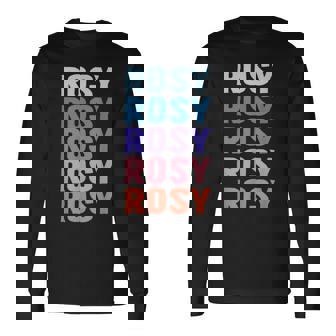 面白いギフト名 Rosy パーソナライズ 名前 長袖Tシャツ - Kawaiitshirt