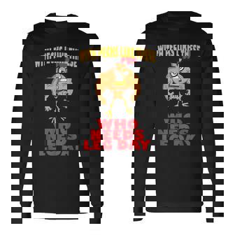 面白いジムフィットネスワークアウトtシャツ チキンレッグ 長袖Tシャツ - Kawaiitshirt