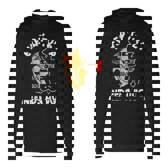 面白いチューバプレーヤー 長袖Tシャツ - Kawaiitshirt