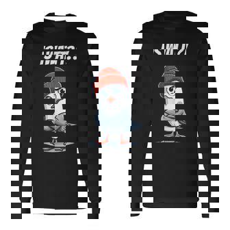 面白い北海のカモメはワット低ドイツ語オストフリースラントと言っています。 長袖Tシャツ - Kawaiitshirt