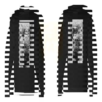 黒と白の天使 クラシックヴィンテージアート 長袖Tシャツ - Kawaiitshirt