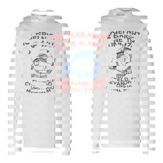 10 Cent Beer Night Cleveland Stadium 1974 Vintage Long Sleeve T-Shirt | Seseable FR