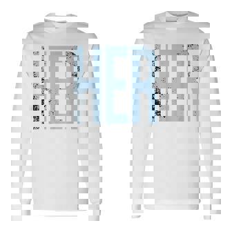 11 Legend Blue White Black 2024 2025 For & Him Long Sleeve T-Shirt - Monsterry