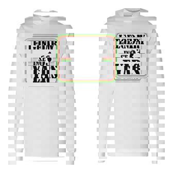 63歳の伝説、63歳の誕生日、ついに63歳 長袖Tシャツ - Kawaiitshirt