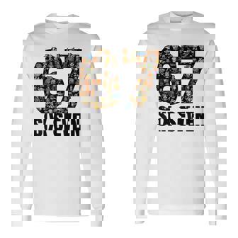 67 シックスセブン イタリアンブレインロットジェネレーションアルファスラングミーム 長袖Tシャツ - Kawaiitshirt