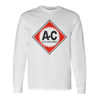 Allis And Chalmers Retro Farm Tractor Long Sleeve T-Shirt - Thegiftio UK