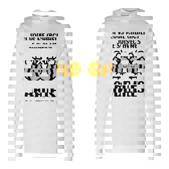 Apicultureious Mes Chercher Jeui Avec Mes Abeilles T-shirt à manches longues - Cadeauxyz