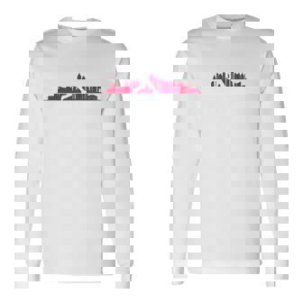 Atlanta Baseball Vintage Minimalist Retro Baseball Lover Long Sleeve T-Shirt - Thegiftio