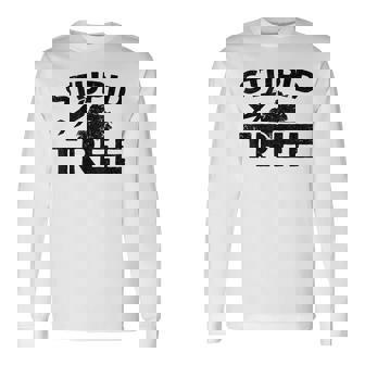 Aviation Model Pilot Stupid Tree RC Plane Long Sleeve T-Shirt | Mazezy