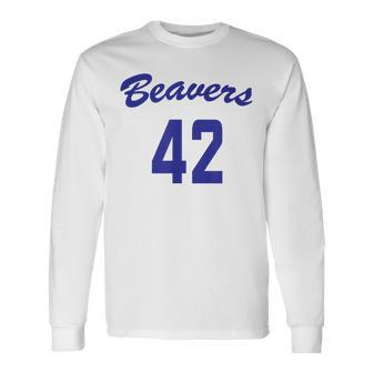 Beavers Classic 1980S N Werewolf Vintage Graphic Long Sleeve T-Shirt - Thegiftio UK
