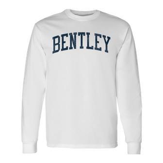 Bentley Ia Vintage Athletic Sports Jsn2 Navy Print Long Sleeve T-Shirt - Thegiftio