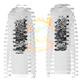 Birthday Monster Truck 4 Year Old Boys 4Th Party Born 2022 Long Sleeve T-Shirt - Monsterry