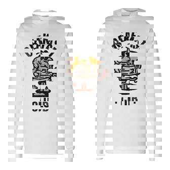 Breakfast Club Retro Vintage Pancake Trendy Aesthetic Brunch Long Sleeve T-Shirt - Thegiftio