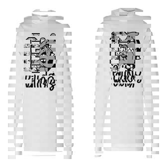 Bulldogs Football Bulldog Bulldogs Bull Dogs Bulldod Long Sleeve T-Shirt - Thegiftio