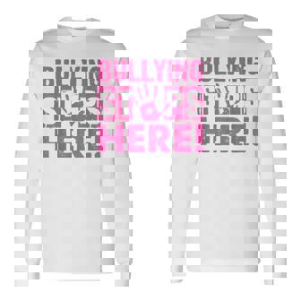 Bullyingtop Here ピンクシャツデー 長袖Tシャツ - Kawaiitshirt
