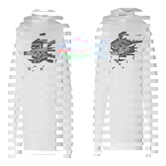 Cape Cod Tropical Fish Graphic Long Sleeve T-Shirt | Mazezy