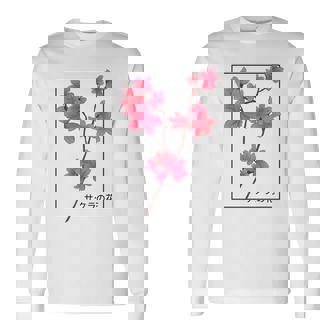 Cerisier Japonais En Fleurs Esthétique Manche Longue T-shirt à manches longues - Cadeauxyz