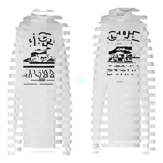 Chobe National Park Botswana Africa Adventure Safari Long Sleeve T-Shirt | Mazezy