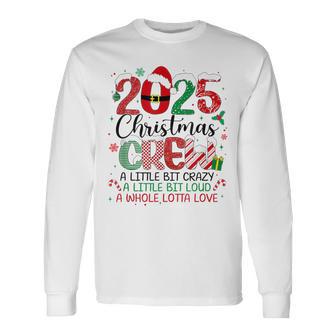 Christmas Cruisin Crew 2025 Matching Family Cruise Holiday Long Sleeve T-Shirt - Thegiftio UK