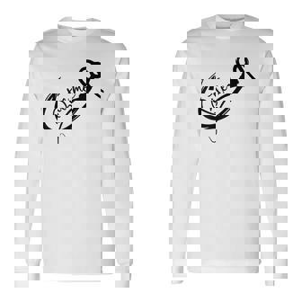 Cool Catchy Angler Retro Bite Me Bass Fishing Fishermen Long Sleeve T-Shirt | Seseable FR