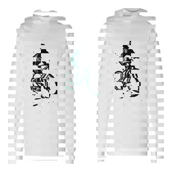 Cool Moutain Bike Cycling Bold Long Sleeve T-Shirt | Mazezy